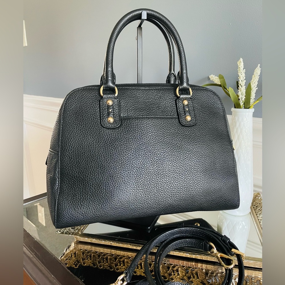 Micheal Kors Sandrine Leather Satchel - Picture 12 of 12